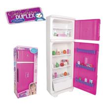 Geladeira De Brinquedo Infantil Grande Duplex 65cm Oferta
