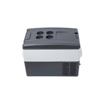 Geladeira Digital Portátil Resfri Ar 31 Litros Cinza E Branca