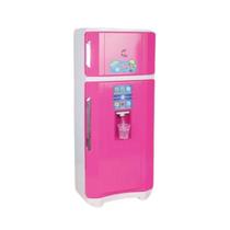 Geladeira Duplex Rosa Infantil Dispenser De Água Na Porta