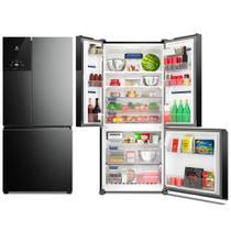 Geladeira Electrolux 3 Portas 590 Litros, Frost Free, Inverse, Black Inox - IM8B