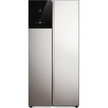 Geladeira Electrolux 431L Frost Free Side By Side AutoSense Inox Look ES40S Geladeira Electrolux 431L Frost Free Side By Side AutoSense Inox Look ES40S