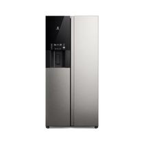Geladeira Electrolux Frost Free Inverter 481L AutoSense e Água e Gelo na Porta Side by Side Inox Look (ES4WS) Geladeira Electrolux Frost Free Inverter 481L AutoSense e Água e Gelo na Porta Side by Side Inox Look (ES4WS)