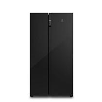 Geladeira Electrolux Frost Free Inverter 526L Efficient com AutoSense Side by Side Vidro Preto 220V
