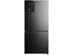 Geladeira Electrolux Frost Free Inverter 590L AutoSense 3 Portas Cor Black Inox Look (IM8B)