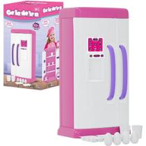 Geladeira Faz De Conta Pais e Filhos 790331 Rosa