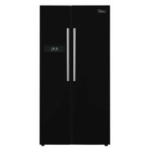 Geladeira Frost Free Side by Side 528L cor Preto Midea