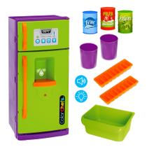 Geladeira Infantil Com Som Luz E Acessórios - Usual