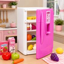 Geladeira Infantil Dispenser Agua Cozinha Menina Brinquedo Geladeira Infantil Dispenser Agua Cozinha Menina Brinquedo