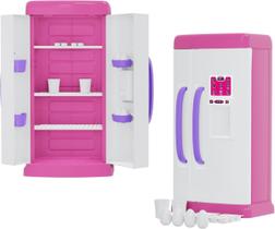 Geladeira Infantil Faz De Conta Brinquedo Com Diversos Acessórios Conjunto Pedagógico Geladeira Infantil Faz De Conta Brinquedo Com Diversos Acessórios Conjunto Pedagógico