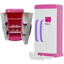 Geladeira Infantil Menina Faz De Conta Rosa Pais E Filhos