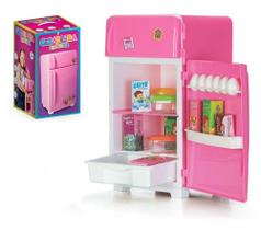 Geladeira Infantil Rosa com Acessórios - Monte líbano Geladeira Infantil Rosa com Acessórios - Monte líbano