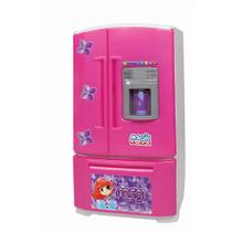 Geladeira Inverse Infantil Sai Água Rosa 8053 Magic Toys
