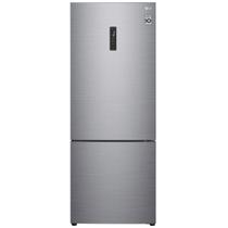 Geladeira LG Bottom Freezer Inverse 451L Platinum 110V, Sistema Inverter, Alta Capacidade, Moderno, Modelo GC-B569NLLM