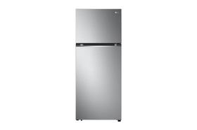 Geladeira lg inverter frost free inox 395l 220v gn-b392plm + micro-ondas lg grill 30l 220v ms3095lra