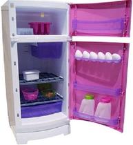 Geladeira Mágica Super Meg Rosa Com Som E Luz - Magic Toys