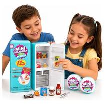 Geladeira Mini Brands Fill The Fridge com 2 Bolas Colecionável Surprise