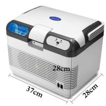 Geladeira mini cooler 12l refrigerador aquecedor portatil 12 litros resfria frigobar 2 em 1 carro barco completo