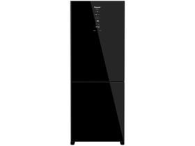 Geladeira Panasonic BB65 Black Glass Inverse Frost Free 450L Inverter A+++ - NR-BB65GVFB
