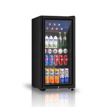 Geladeira para Bebidas Saeoola 3,2 Pés³ com Porta Dupla de Vidro