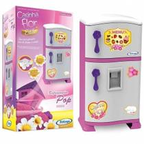 Geladeira Para Cozinha Infantil Refrigerador PopFlor Casinha