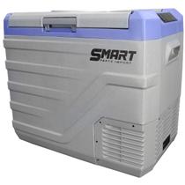 Geladeira Portátil 01 Porta 50 Litros Cinza Smart Import Barco Camping Acampamento Caminhão Lancha