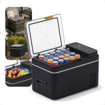 Geladeira Portátil 30l 12v/24v 110v/220v Ônibus Caminhão Van