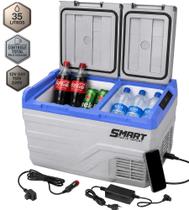Geladeira Portátil 35 Litros Caminhão 12v 24v Mini Resfriar Geladeira Portátil 35 Litros Caminhão 12v 24v Mini Resfriar