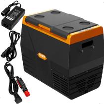 Geladeira Portatil 35lts Elber Caminhão Trailer Viagem + Fonte 110/220