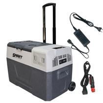 Geladeira portátil 40 litros com bateria interna rodinha