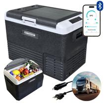 Geladeira Portátil 40 Litros p/caminhão Climatizar com bluetooth Quadrivolt