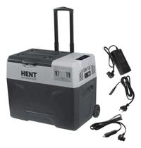 Geladeira Portátil 40l Hent Com Bateria Rodinhas Quadrivolt 12v/24v/110v/220v