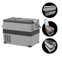 Geladeira Portátil 45l 12v/24v 110v/220v Ônibus Caminhão Van Geladeira Portátil 45l 12v/24v 110v/220v Ônibus Caminhão Van