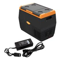 Geladeira Portátil Black 35 Litros + Conversor Bivolt Elber Geladeira Portátil Black 35 Litros + Conversor Bivolt Elber