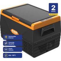 Geladeira Portátil Black Para Caminhão 50 Litros 12V/24V Elber