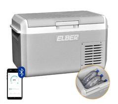 Geladeira Portátil Caminhão 20Litros 12v/24v Bluetooth Elber