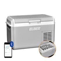 Geladeira Portátil Caminhão 25 Litros 12v 24v App Bluetooth Elber Geladeira Portátil Caminhão 25 Litros 12v 24v App Bluetooth Elber