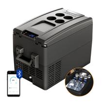Geladeira Portátil Caminhão 31 Litros Preta Bivolt 12v 24v Modelo 2025 App Bluetooth - Resfriar