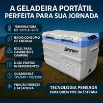 Geladeira Portátil Caminhão 45l Quadrivolt Duas Portas 12v