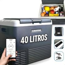 Geladeira Portátil Caminhão Motorhome 40l 12 24 110 220v App 12/24/110/220v