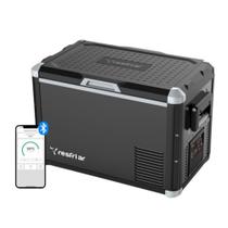 Geladeira Portátil Caminhão Resfriar 60 Litros 12v 24v 110v 220v com Bluetooth