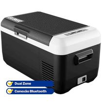 Geladeira Portátil Elber Black Dual Zone Pro 30 Litros (40 latas, 12V/24V, com aplicativo)