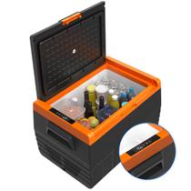 Geladeira Portátil Elber Black Line 50 Litros Preta 12v 24v - Caminhão Camping Motorhome