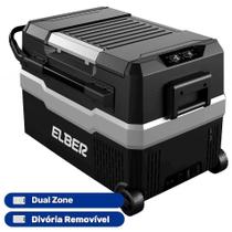 Geladeira Portátil Elber Black Pro 43 Litros (45 latas, 12V/24V, com rodas) Geladeira Portátil Elber Black Pro 43 Litros (45 latas, 12V/24V, com rodas)