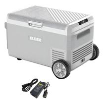 Geladeira Portátil Elber Day2Day D60 Pro 60L 12V/24V Com Rodas + Fonte 127V/220V