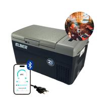Geladeira Portátil P/Camping 20 Litros Quadrivolt 12v/24v/110v/220v Elber Geladeira Portátil P/Camping 20 Litros Quadrivolt 12v/24v/110v/220v Elber
