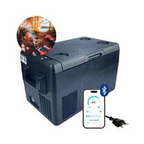Geladeira Portátil P/Camping 26 Litros Quadrivolt 12v/24v/110v/220v Resfriar