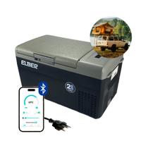 Geladeira Portátil P/Viagens 20 Litros Quadrivolt 12v/24v/110v/220v Elber Geladeira Portátil P/Viagens 20 Litros Quadrivolt 12v/24v/110v/220v Elber