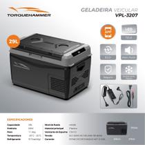 Geladeira Portátil para Carro Caminhão Camping Bivolt 12V 24V Tomada Resfriamento Rápido