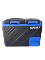 Geladeira Portátil Quadrivolt Preta Smart 45 Litros 2 Portas Caminhão Carro Barco Lancha