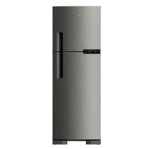 Geladeira/Refrigerador Brastemp Duplex 375L BRM44HK Frost Free, 2 Portas, Compartimento Extrafrio Fresh Zone, Inox